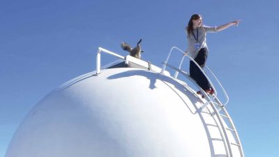Delphine Gigoux-Martin, artiste qui a créé l'oeuvre Aster à Saint-Etienne-Cantalès