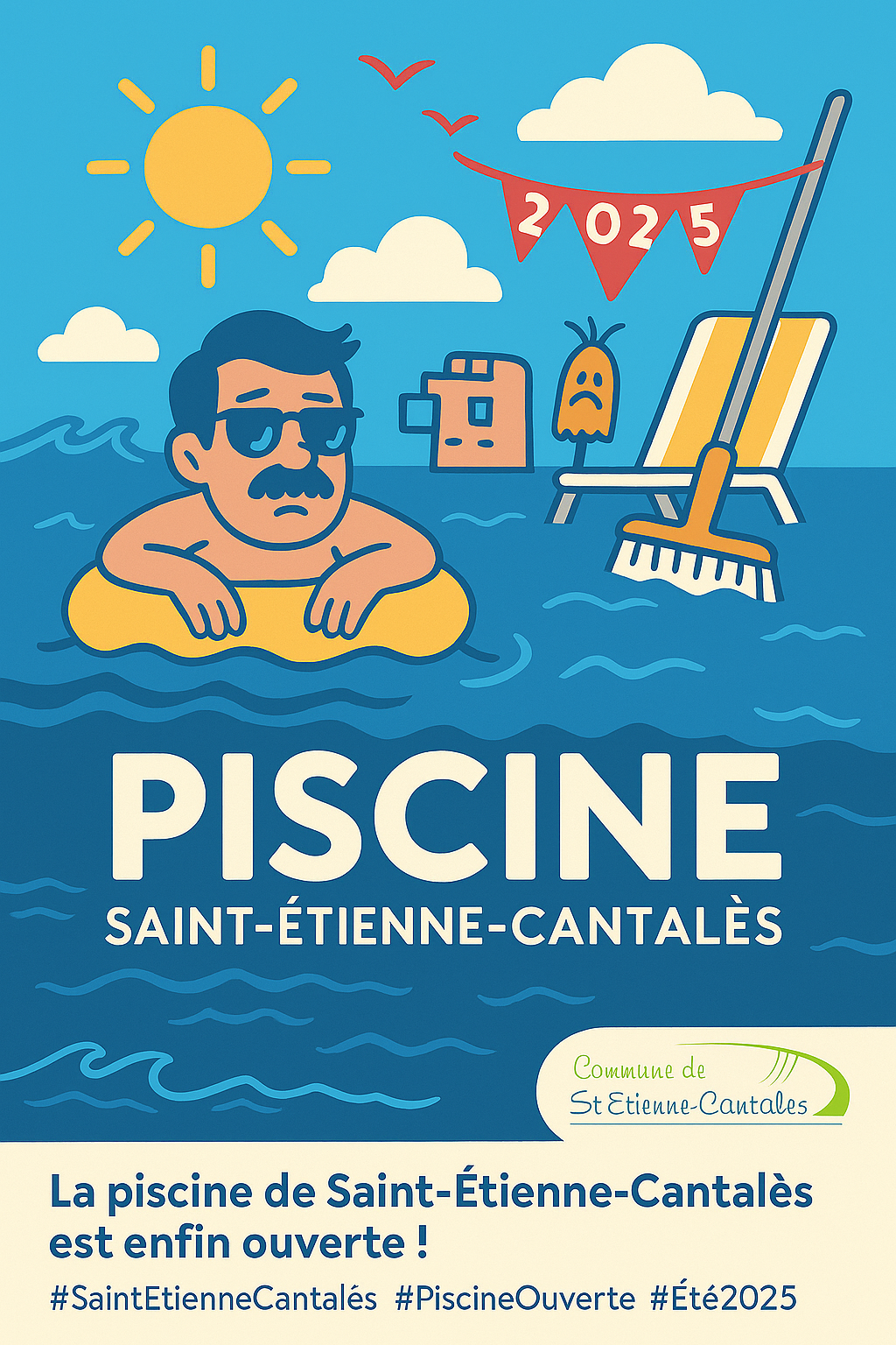 La piscine de Saint-Étienne-Cantalès est enfin ouverte !